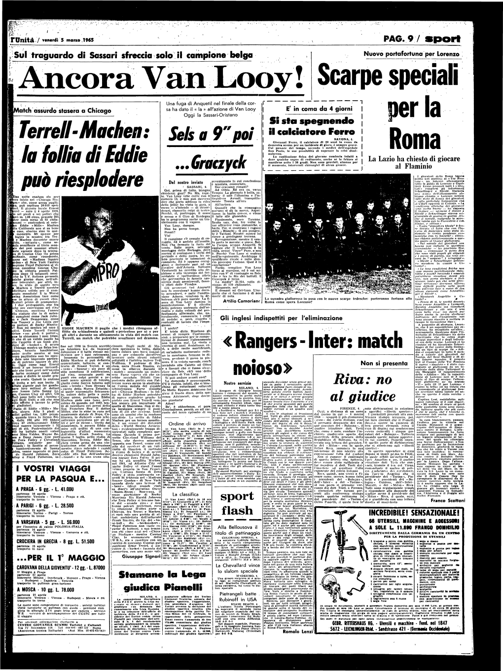 Terrell • Machen: La Follia Di Eddie Pud Riesplodere « Rangers-Inter: Match