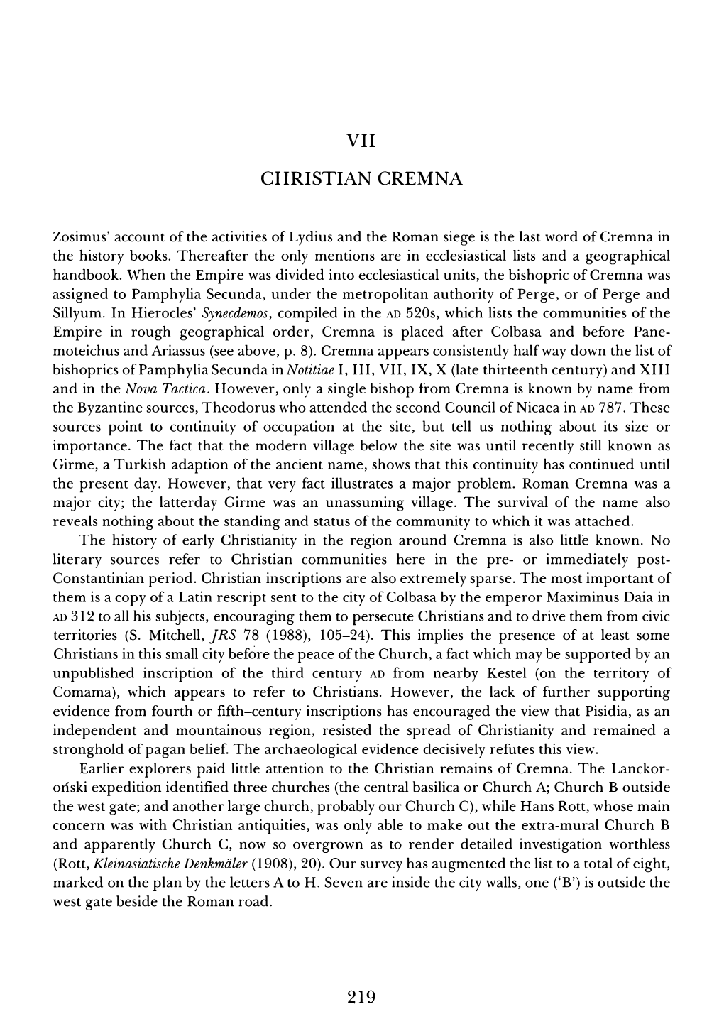 Vii Christian Cremna