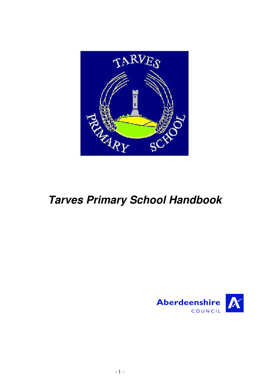Tarves Primary School Handbook