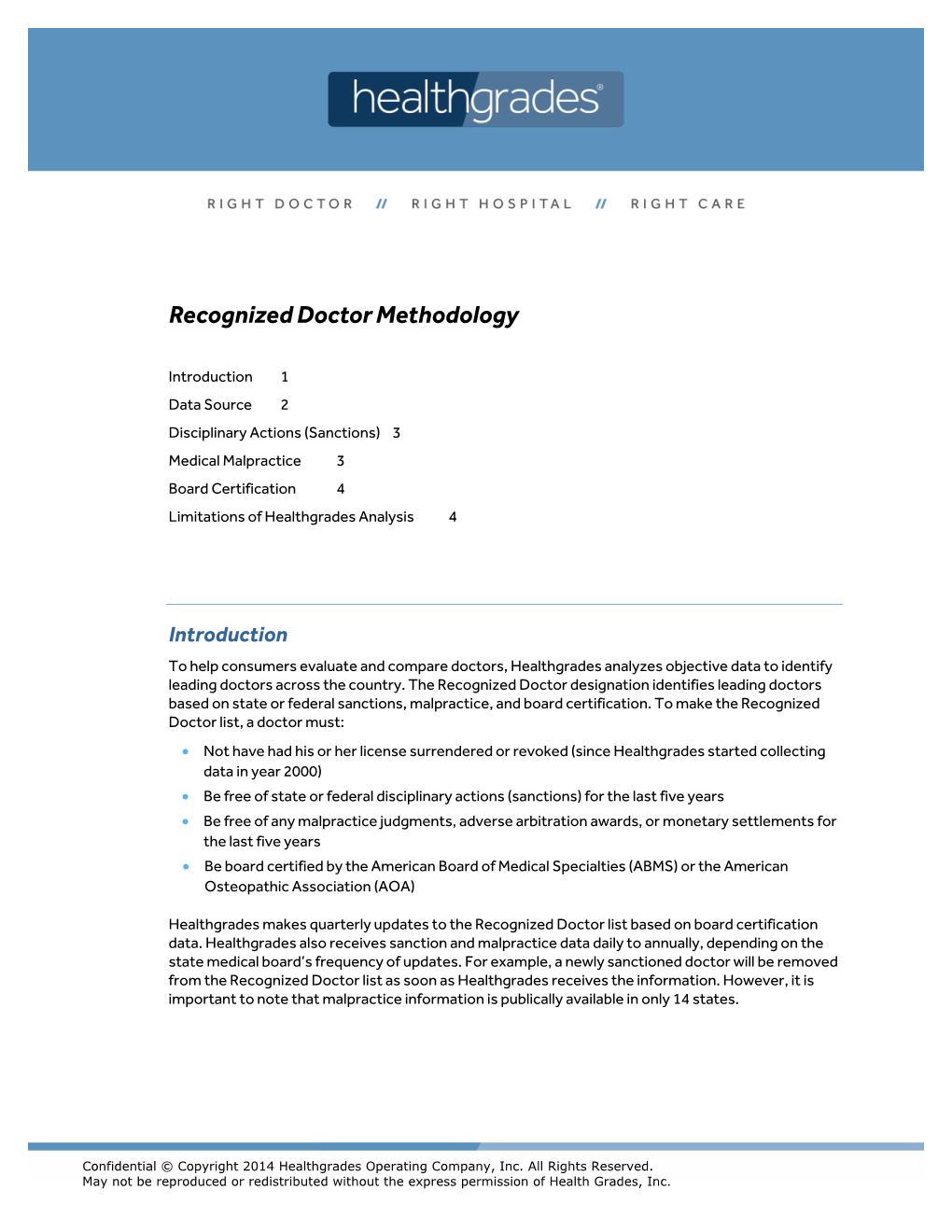 Recognized Doctor Methodology