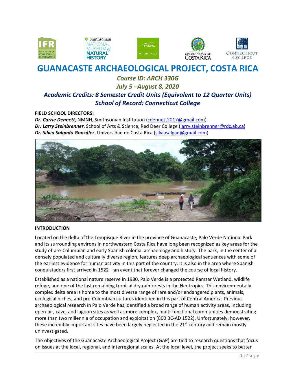 Guanacaste Archaeological Project, Costa Rica