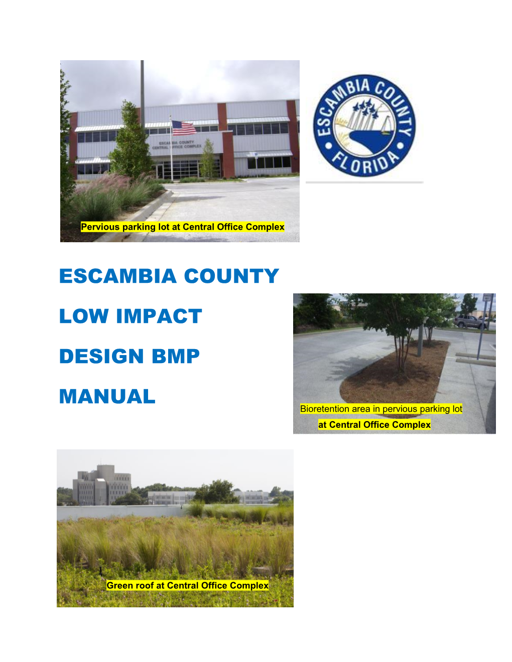 Escambia County Low Impact Design BMP Manual