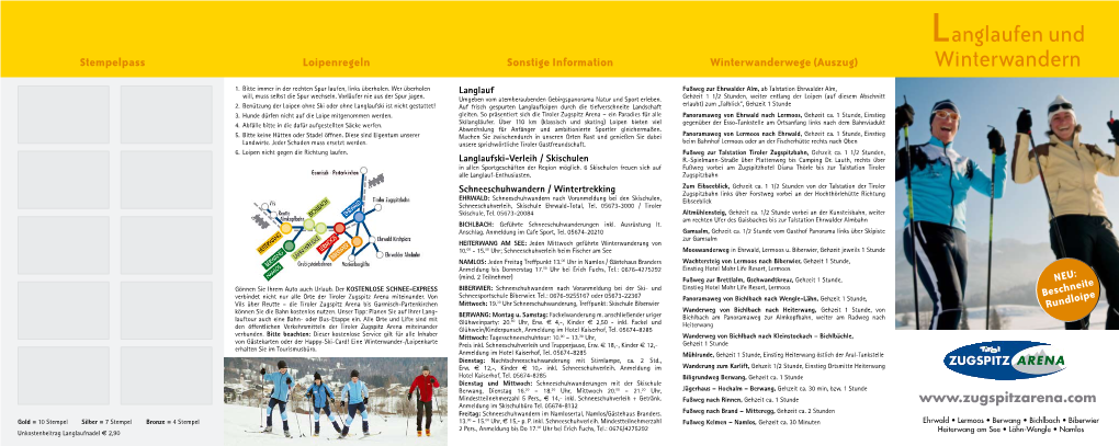 Langlaufen Und Winterwandern