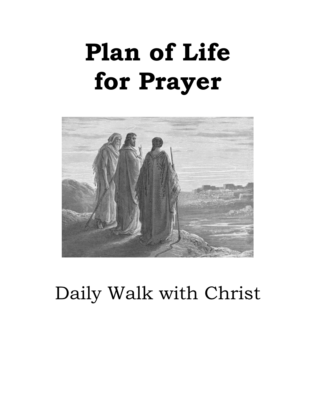 Plan of Life for Prayer