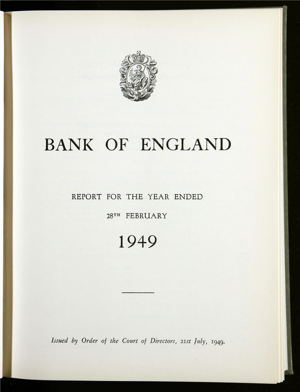 Annual Report and Accounts 1949