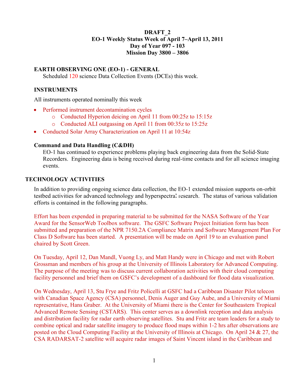 EO-1 Status Week of Jan 20-26, 2001 s2