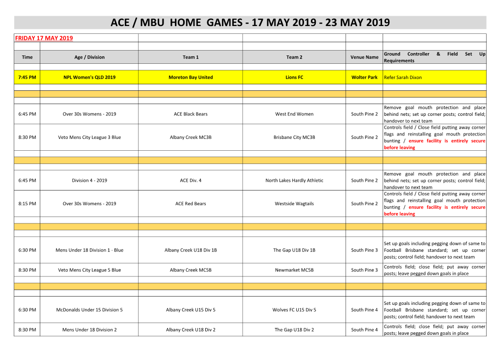 2019 Busy Week Template.Xlsx