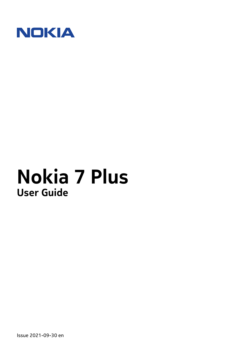 Nokia 7 Plus User Guide