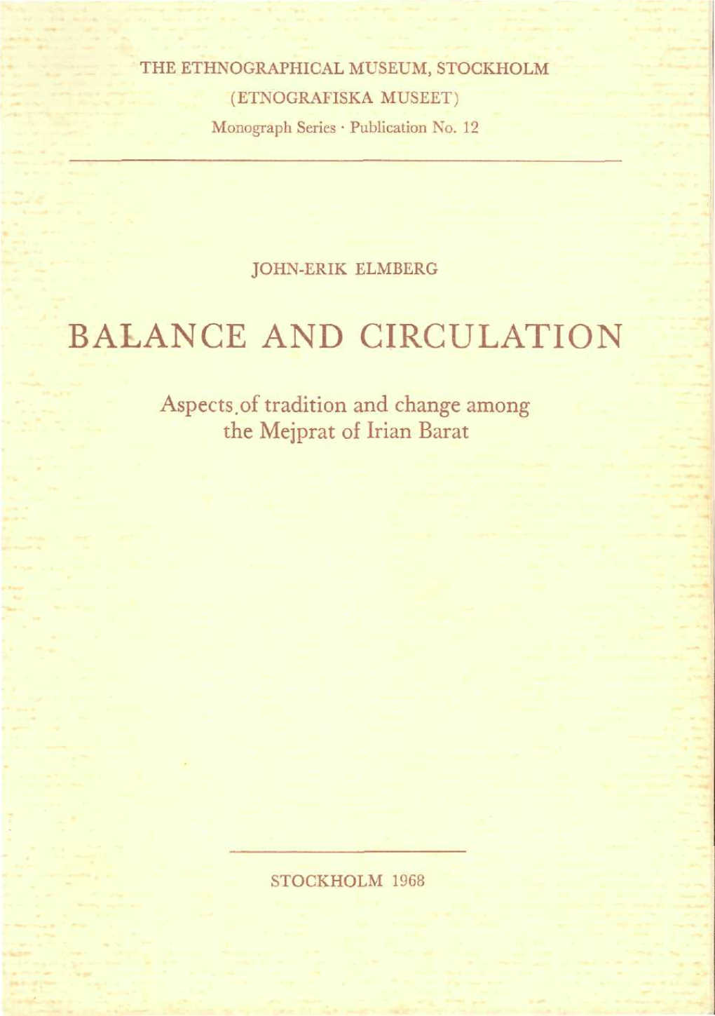 Elmberg 1968 Balance.Pdf
