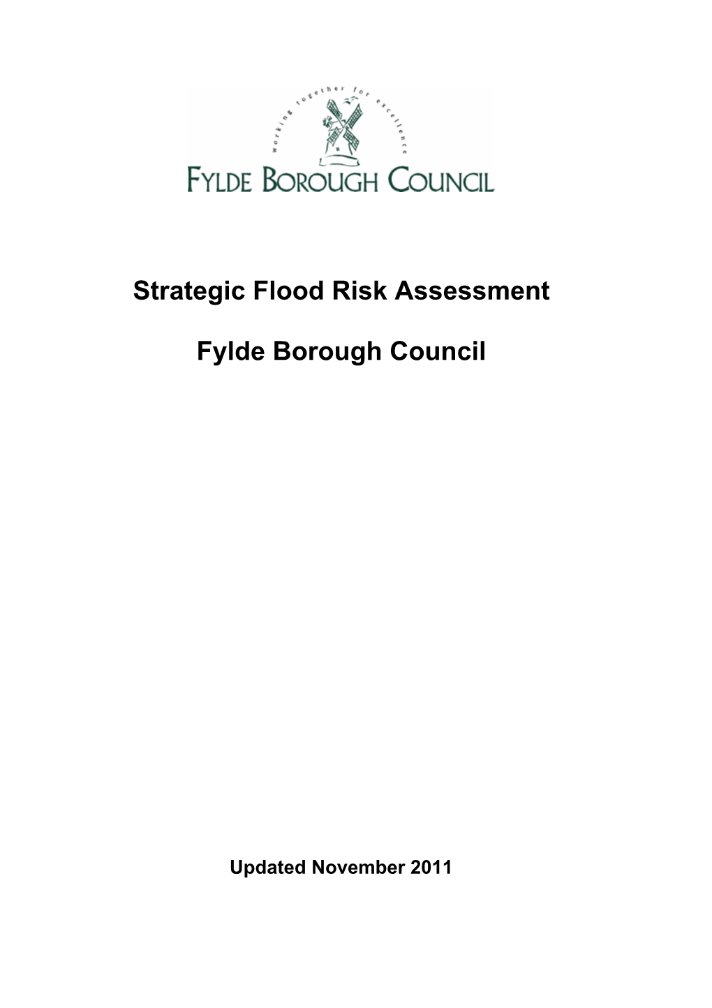 Strategic Flood Risk Assessment Fylde Borough Council