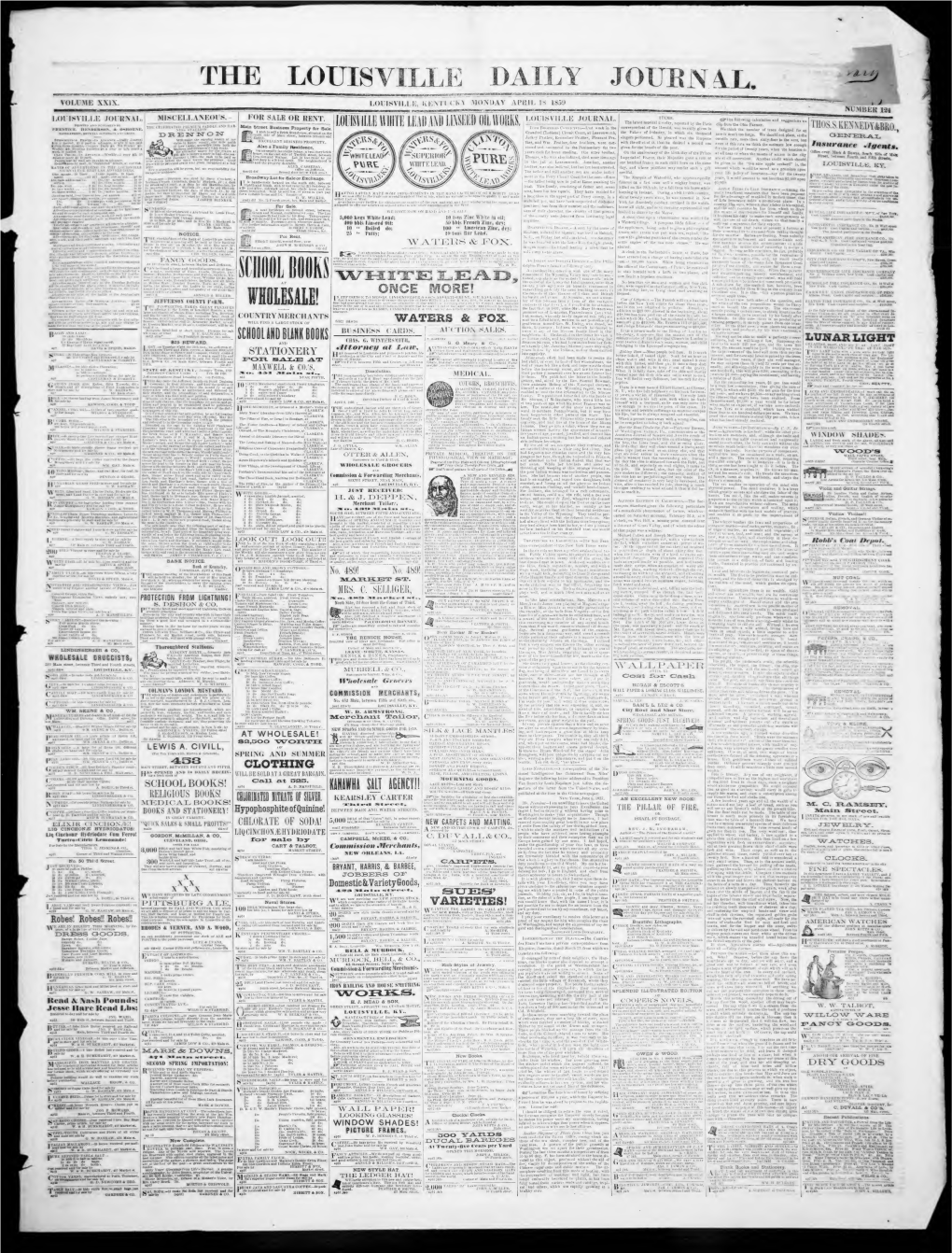 Louisville Daily Journal (Louisville, Ky. : 1833): 1859-04-18