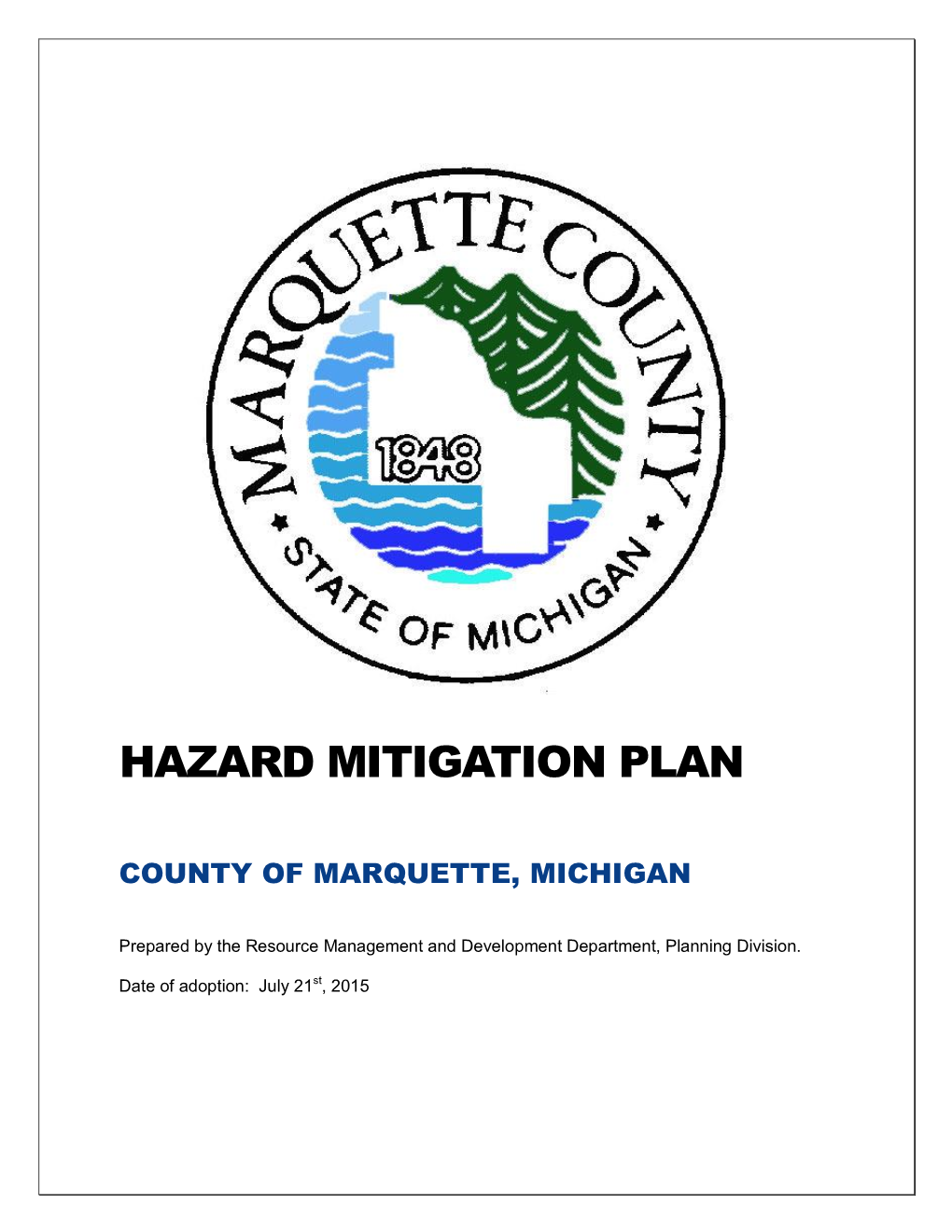 Hazard Mitigation Plan