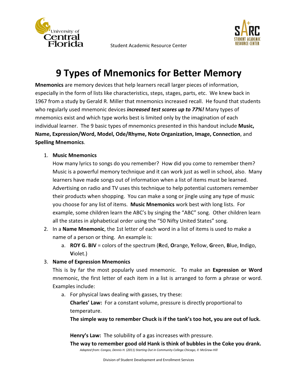 9 Types of Mnemonics for Better Memory