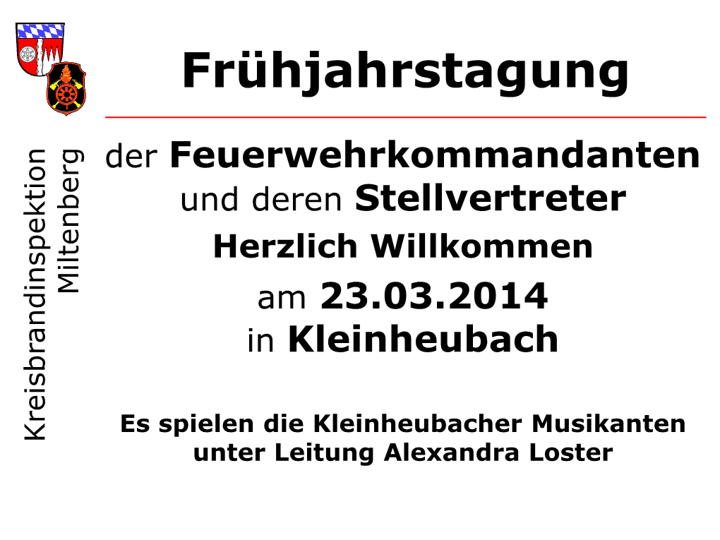 Frühjahrstagung Unter Leitung Alexandra Leitungunter Herzlich Willkommen in Am Kleinheubach Kleinheubacher 23.03.2014 Stellvertreter