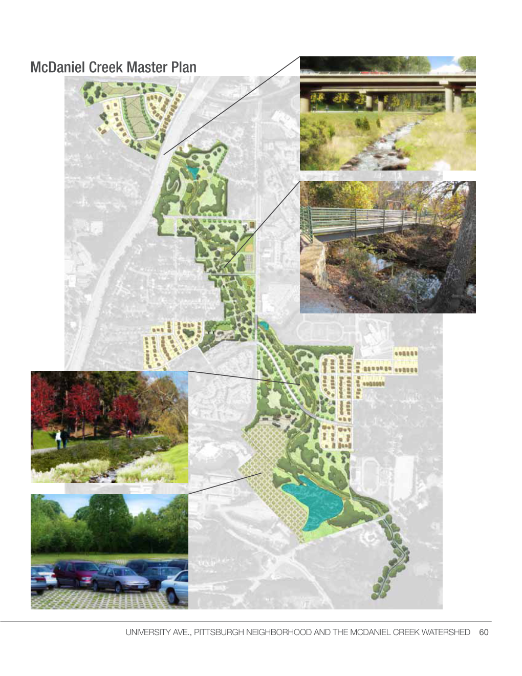 Ansley Mall and the Clear Creek Greenway and Watershed