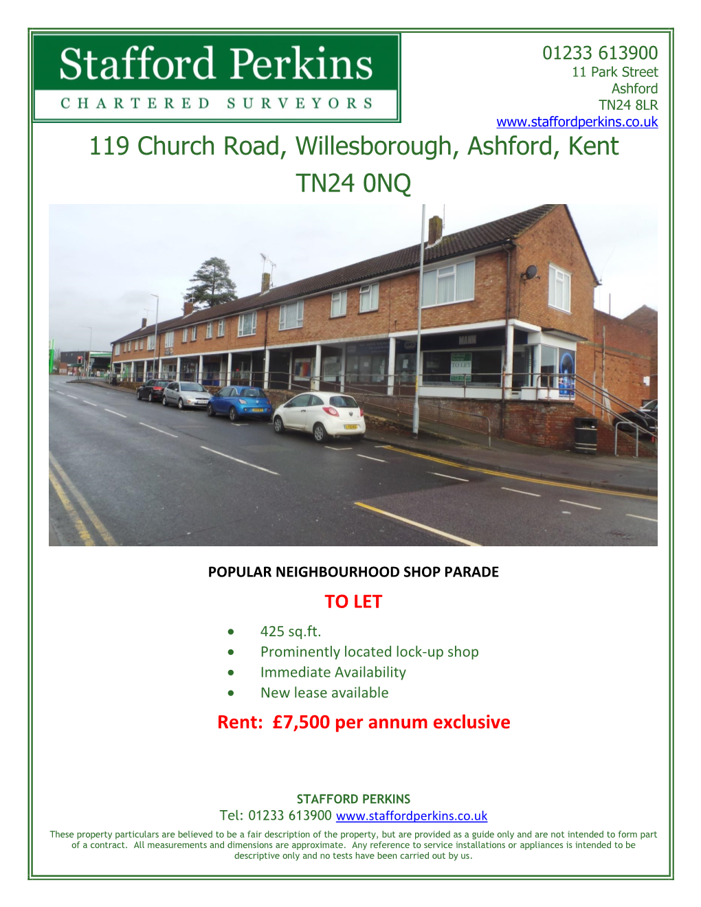 119 Church Road, Willesborough, Ashford, Kent TN24 0NQ
