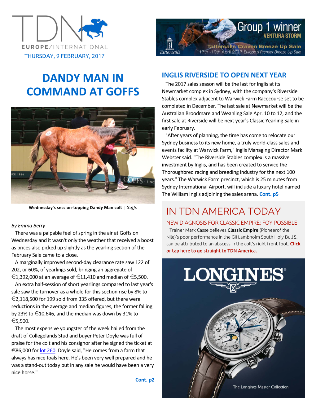 Dandy Man in Command at Goffs Cont