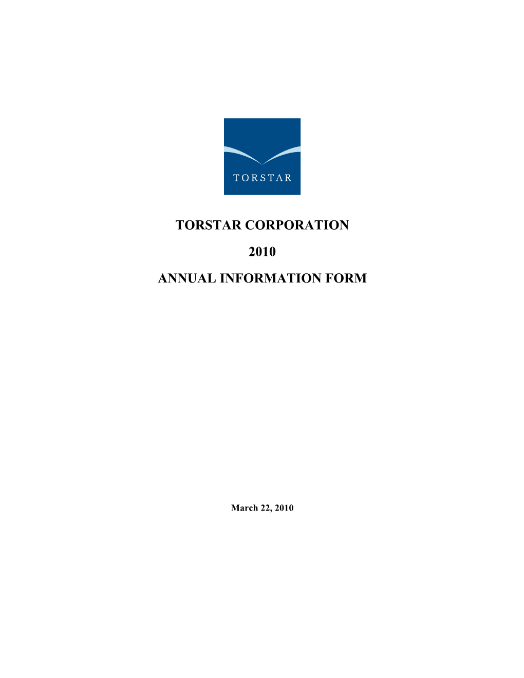2010 Annual Information Form