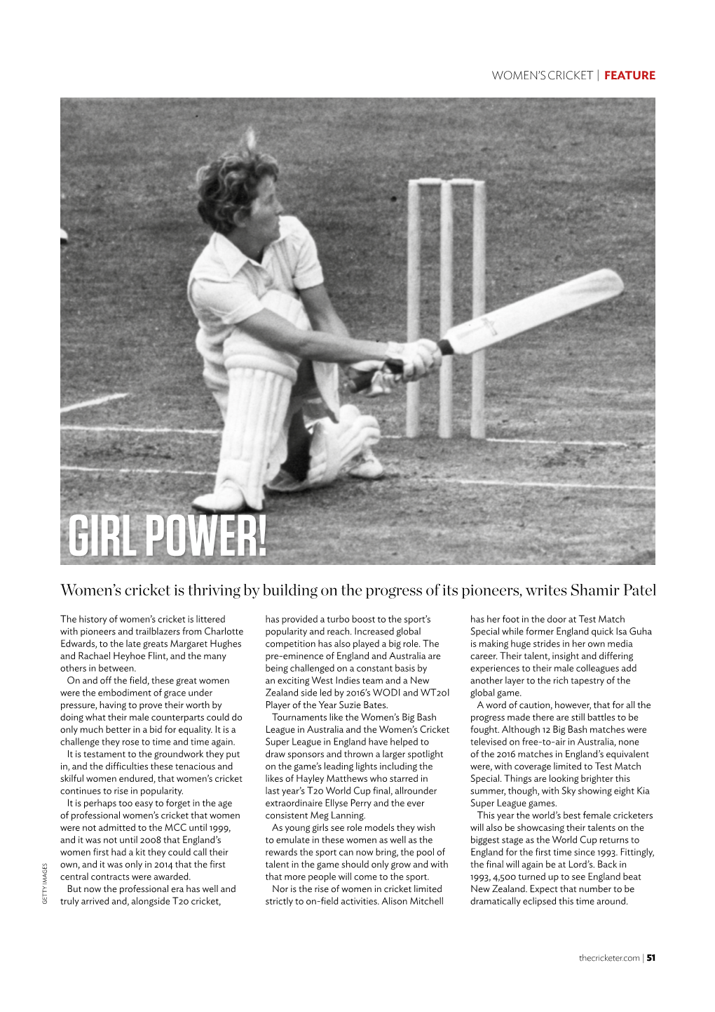 GIRL POWER! Women’S Cricket Is Thriving by Building on the Progress of Its Pioneers, Writes Shamir Patel