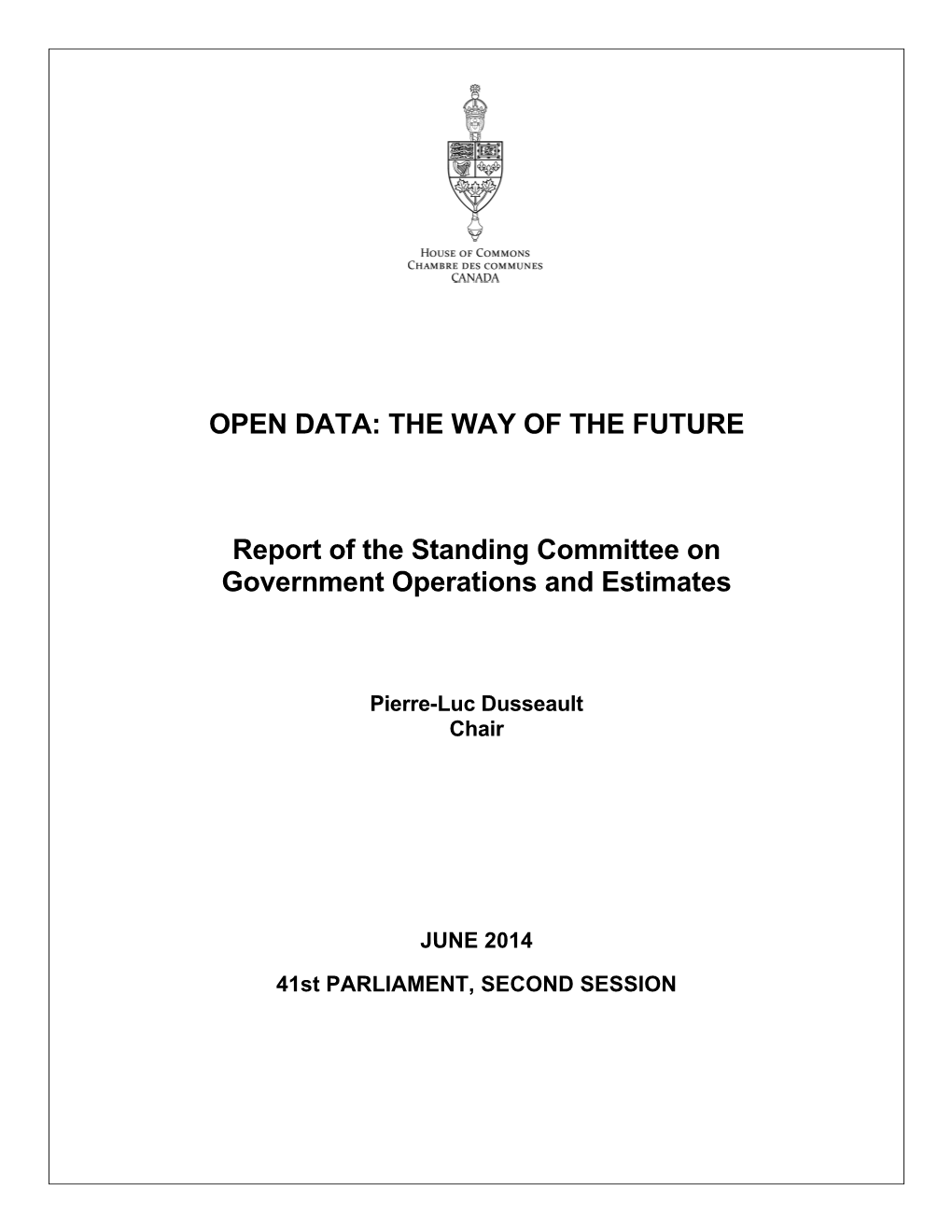 Open Data: the Way of the Future