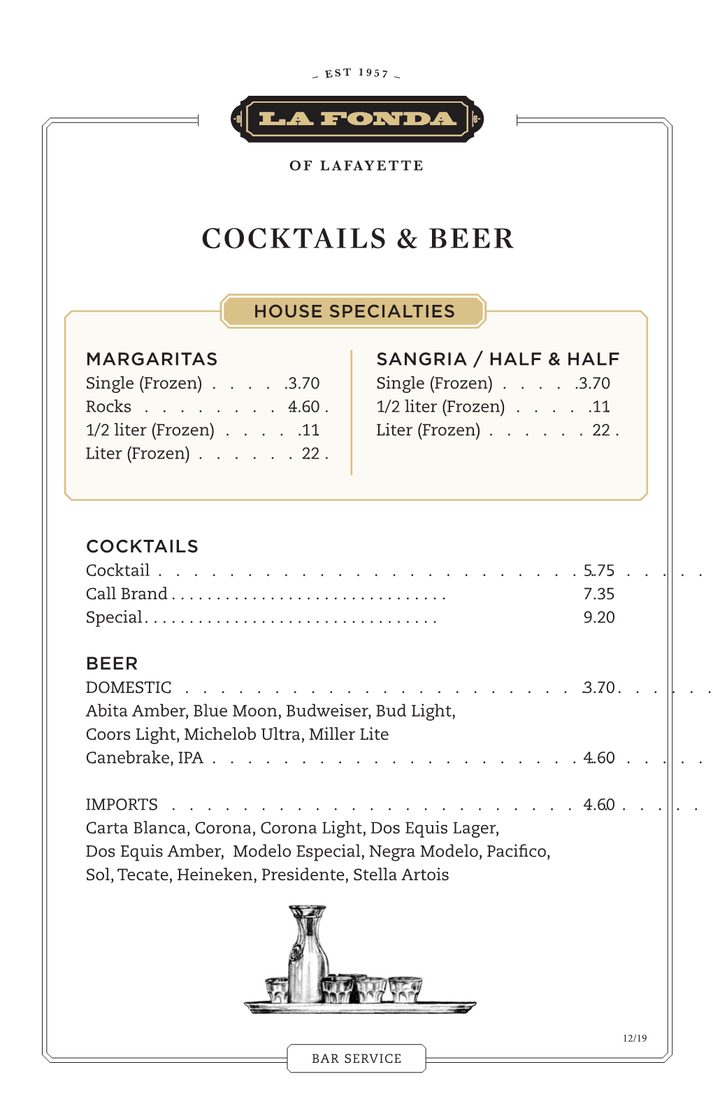 Cocktails & Beer