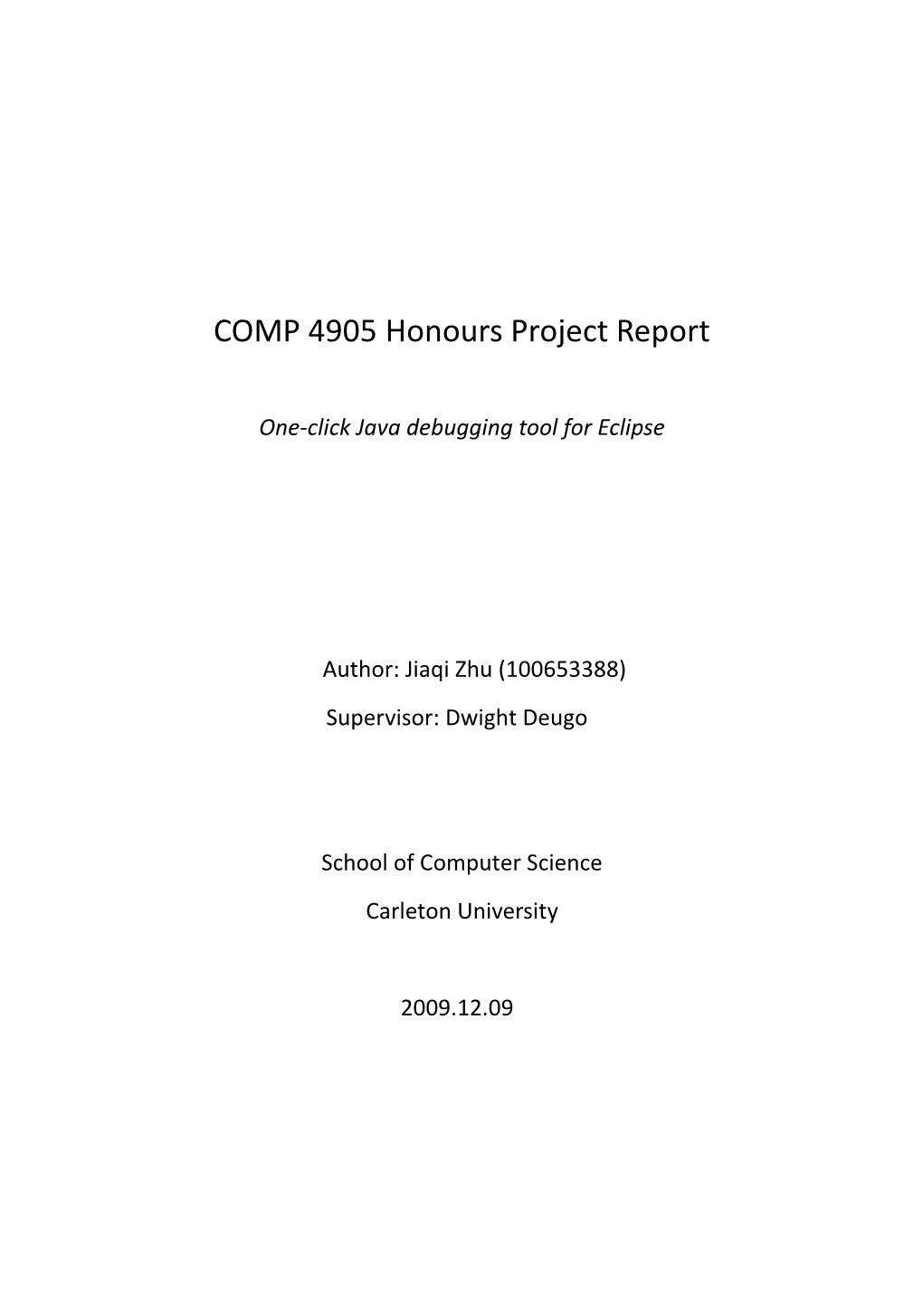 COMP 4905 Honours Project Report