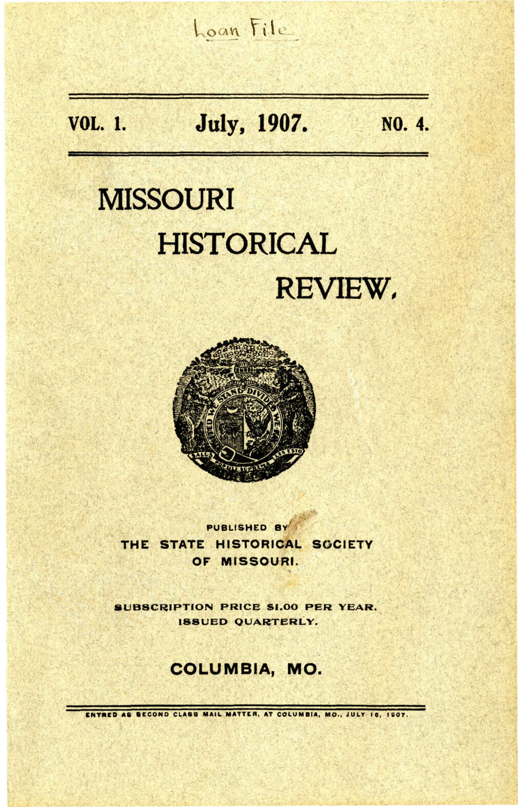 Missouri Historical Review