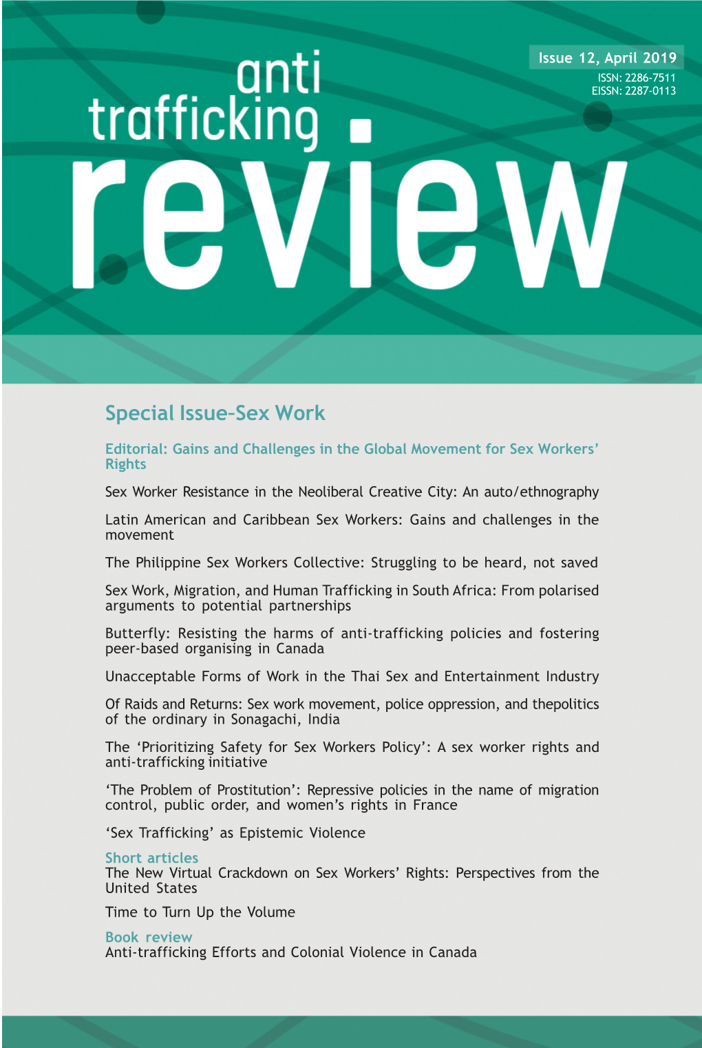 Anti-Trafficking Review Issue 12