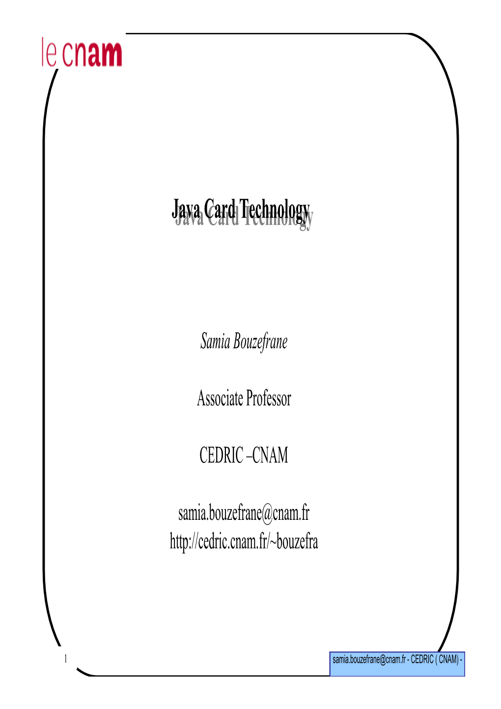 Java Card Programming