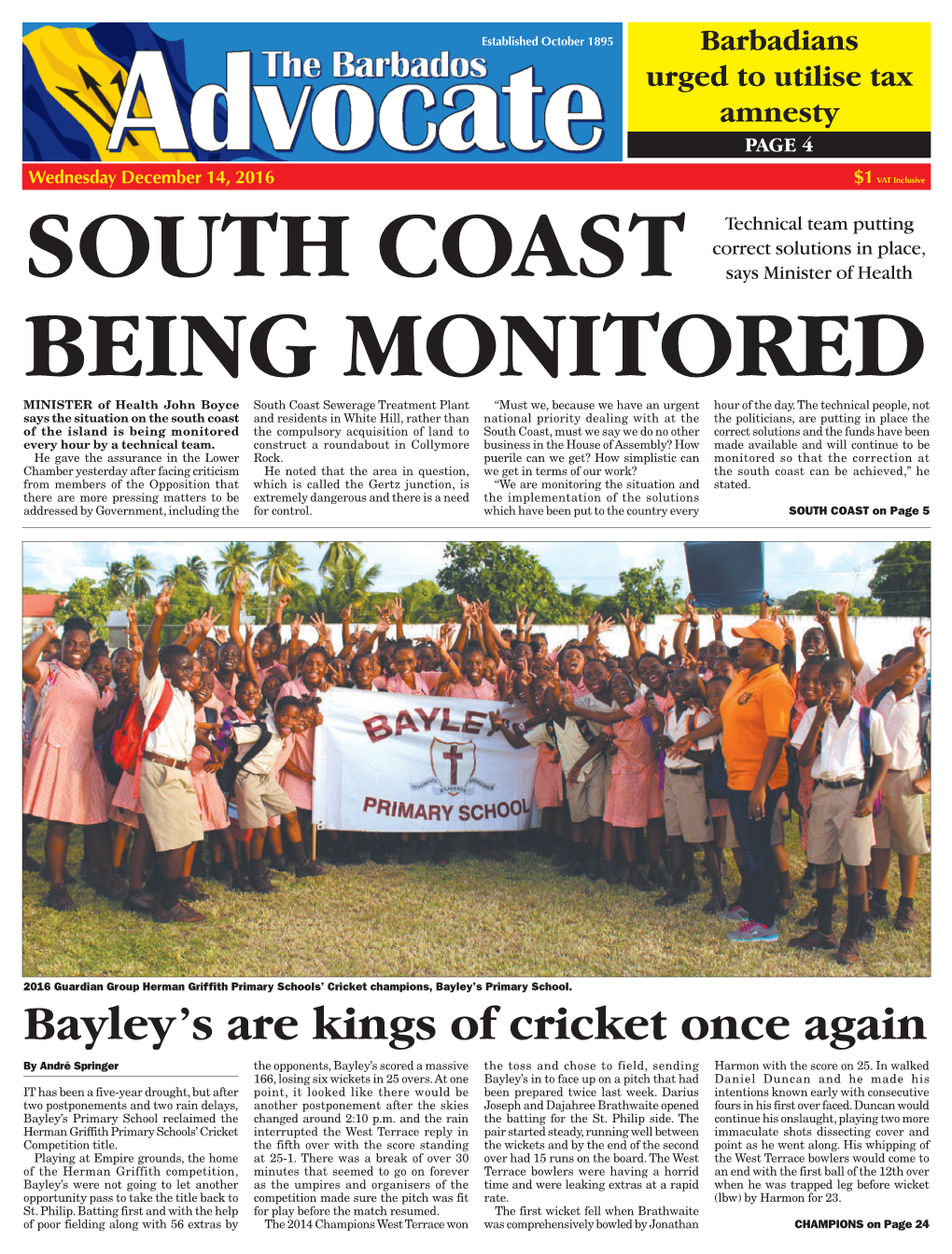 Bayley's Are Kings of Cricket Once Again