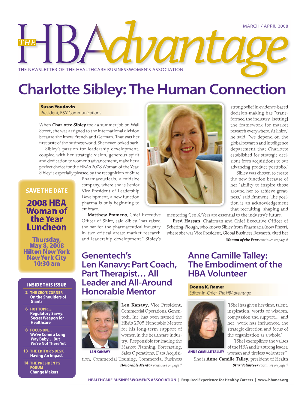 Charlotte Sibley: the Human Connection