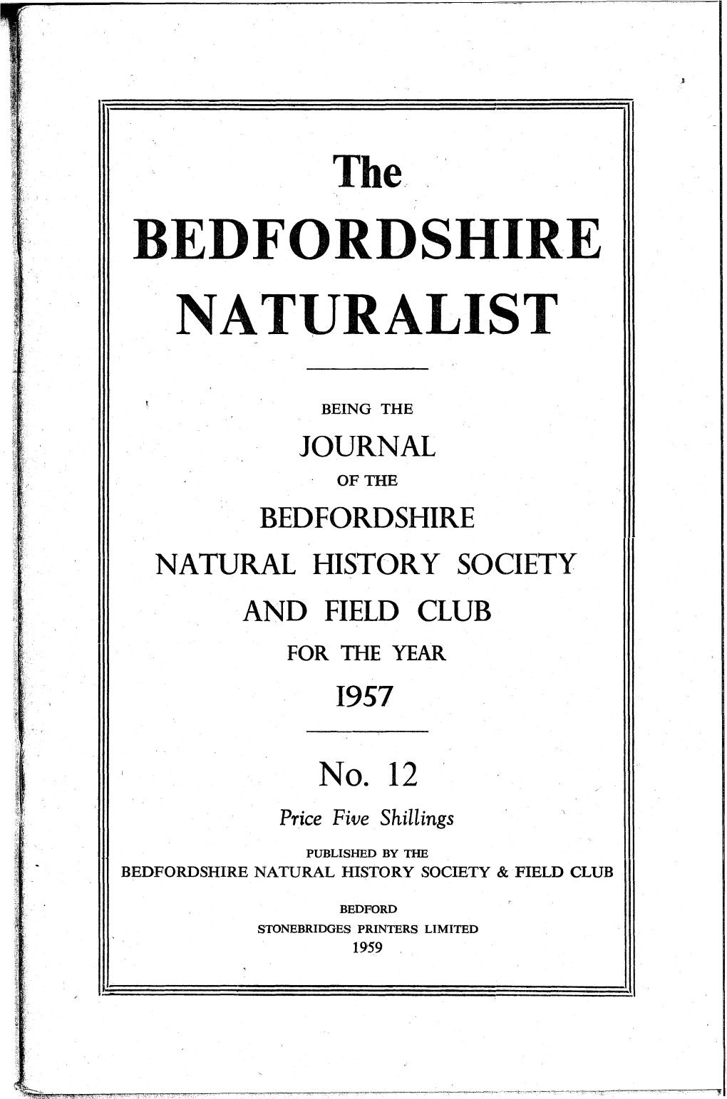 Bedfordshire Naturalist