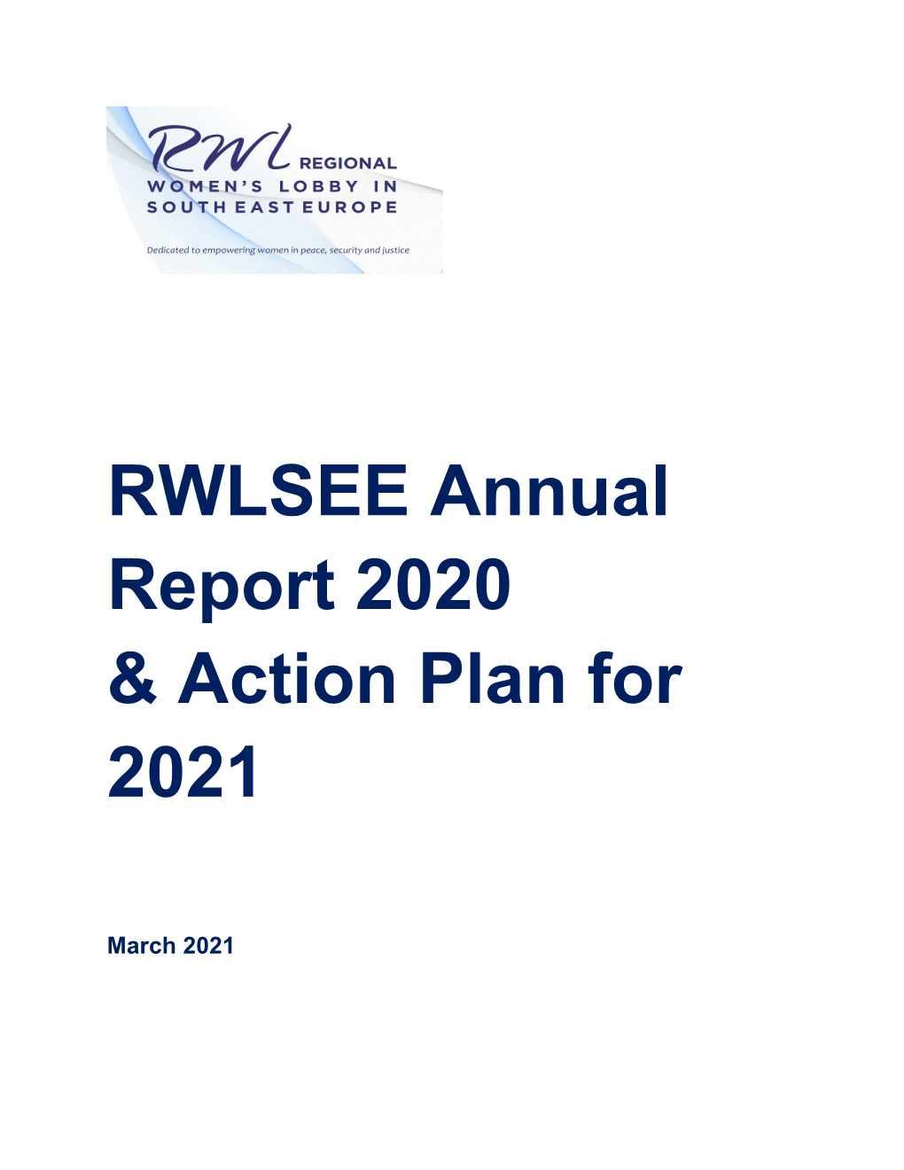 RWLSEE Annual Report 2020 & Action Plan for 2021