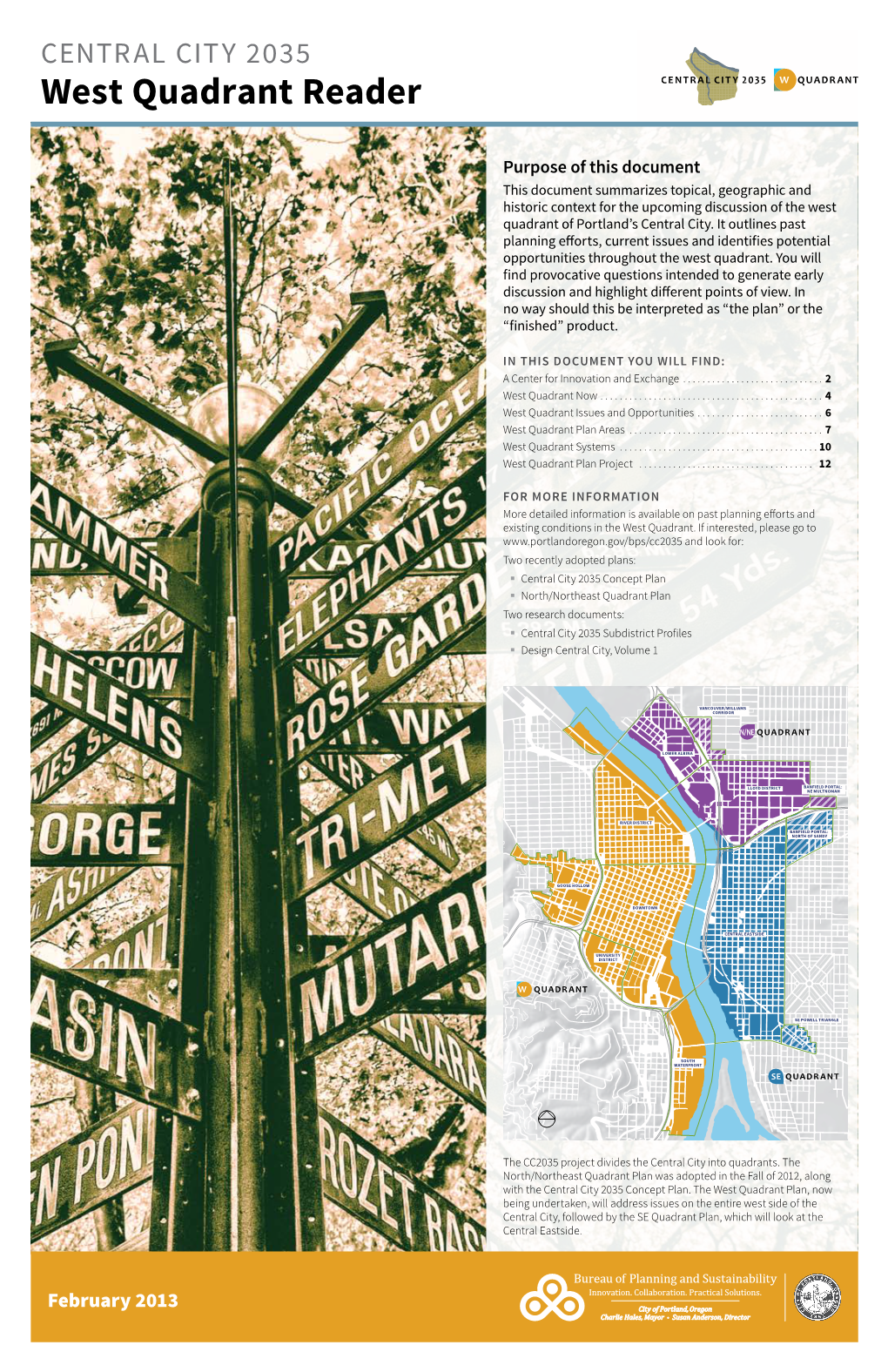 Download PDF File West Quadrant Reader