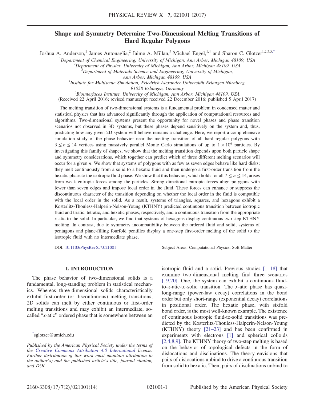 Shape and Symmetry Determine Two-Dimensional Melting Transitions of Hard Regular Polygons