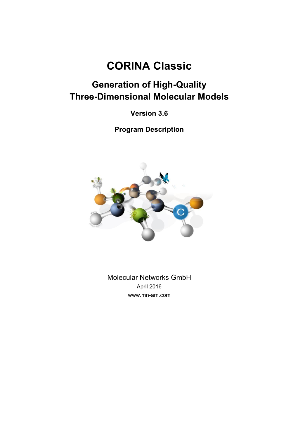 CORINA V3.6 Program Manual