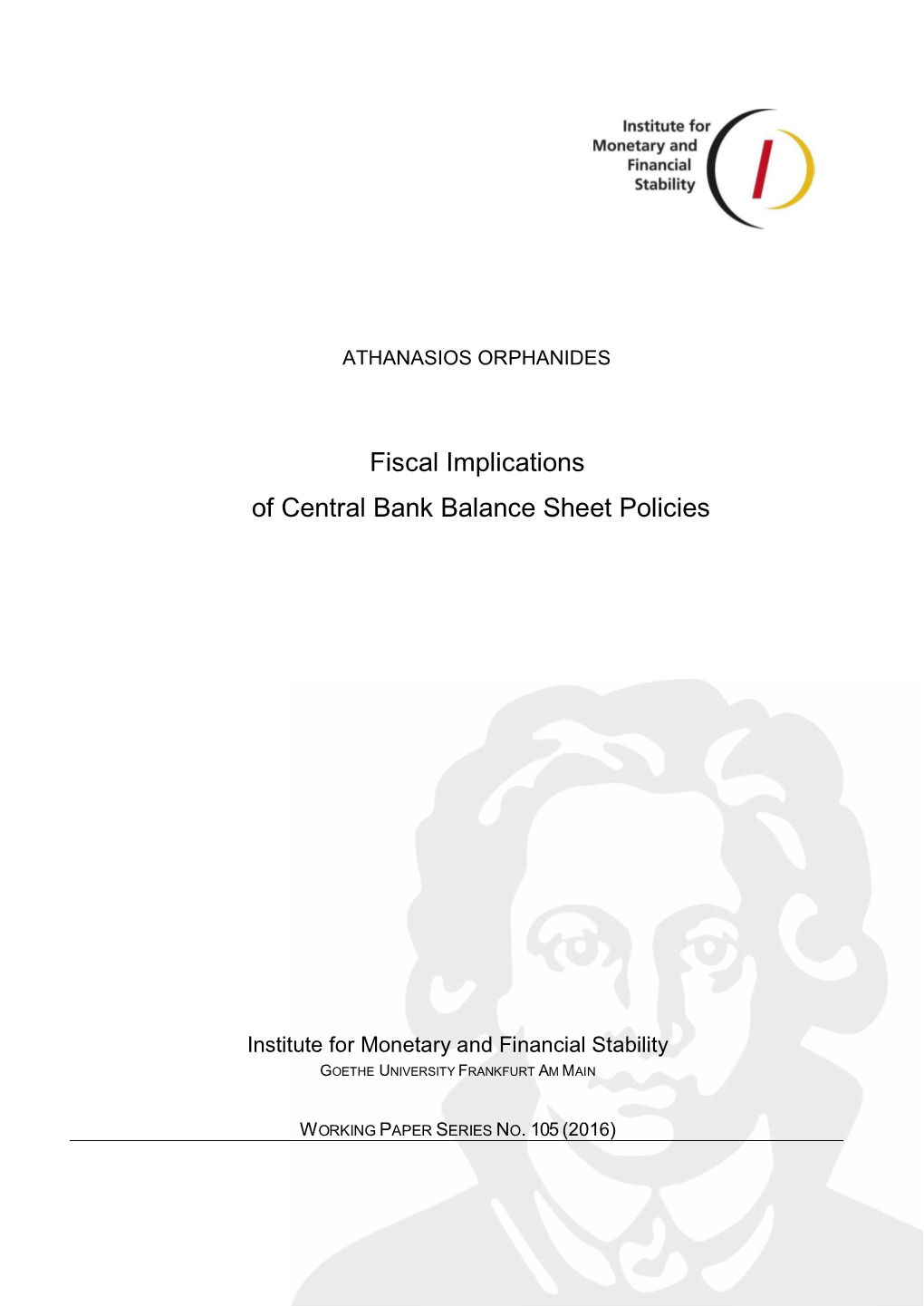 Fiscal Implications of Central Bank Balance Sheet Policies