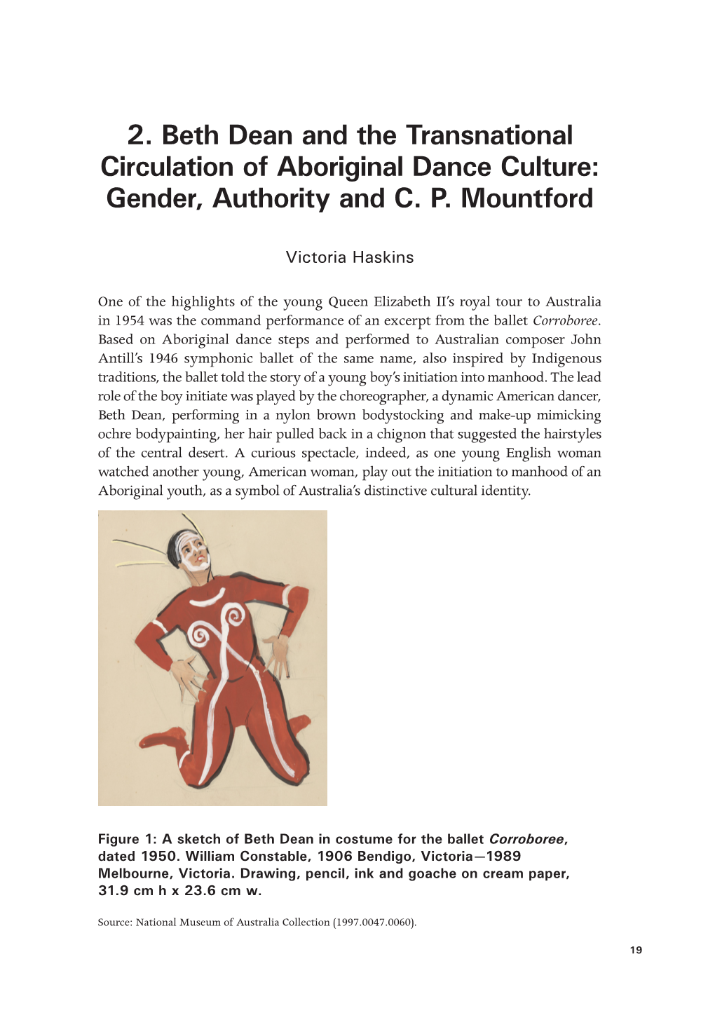 2. Beth Dean and the Transnational Circulation of Aboriginal Dance Culture: Gender, Authority and C