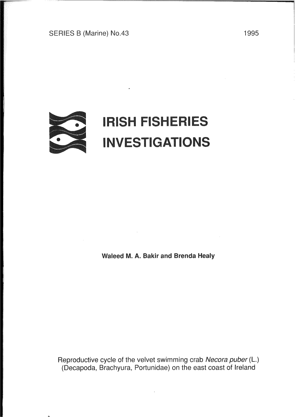 Irish Fisheries Investigations