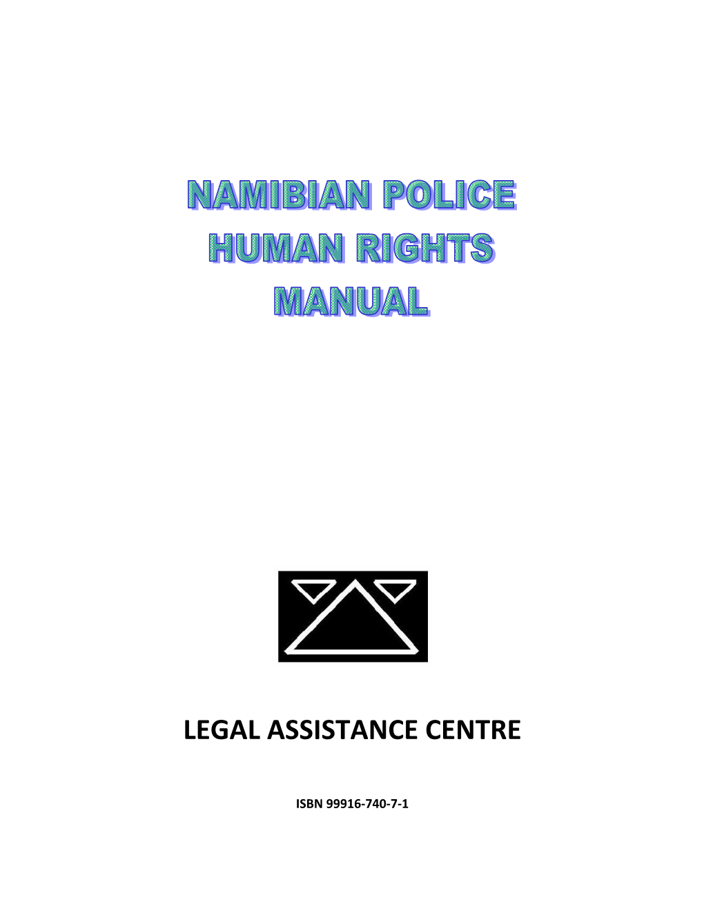 Nampol Human Rights Training Manual