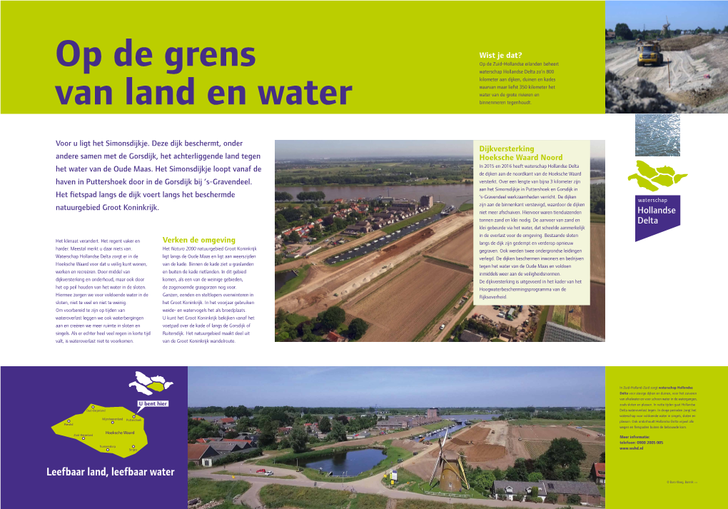 Op De Grens Van Land En Water