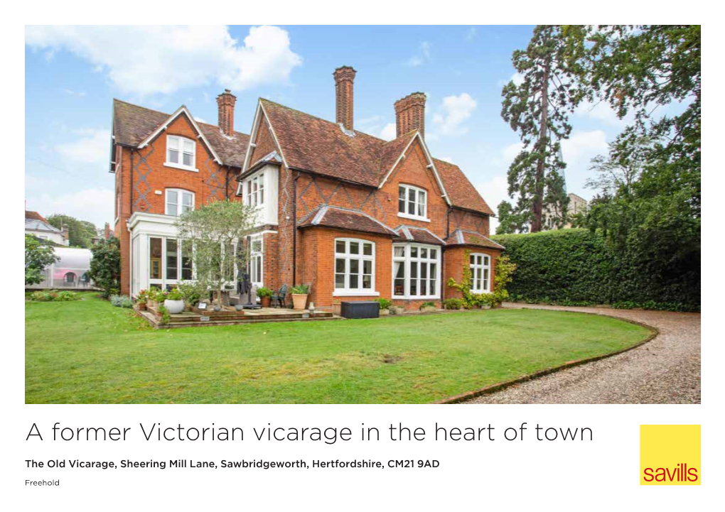 A Former Victorian Vicarage in the Heart of Town