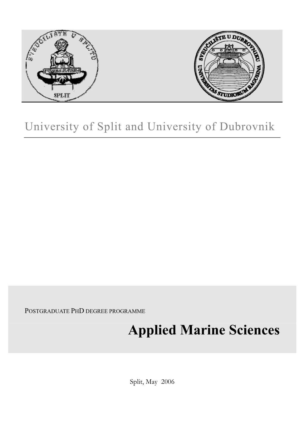 Applied Marine Sciences