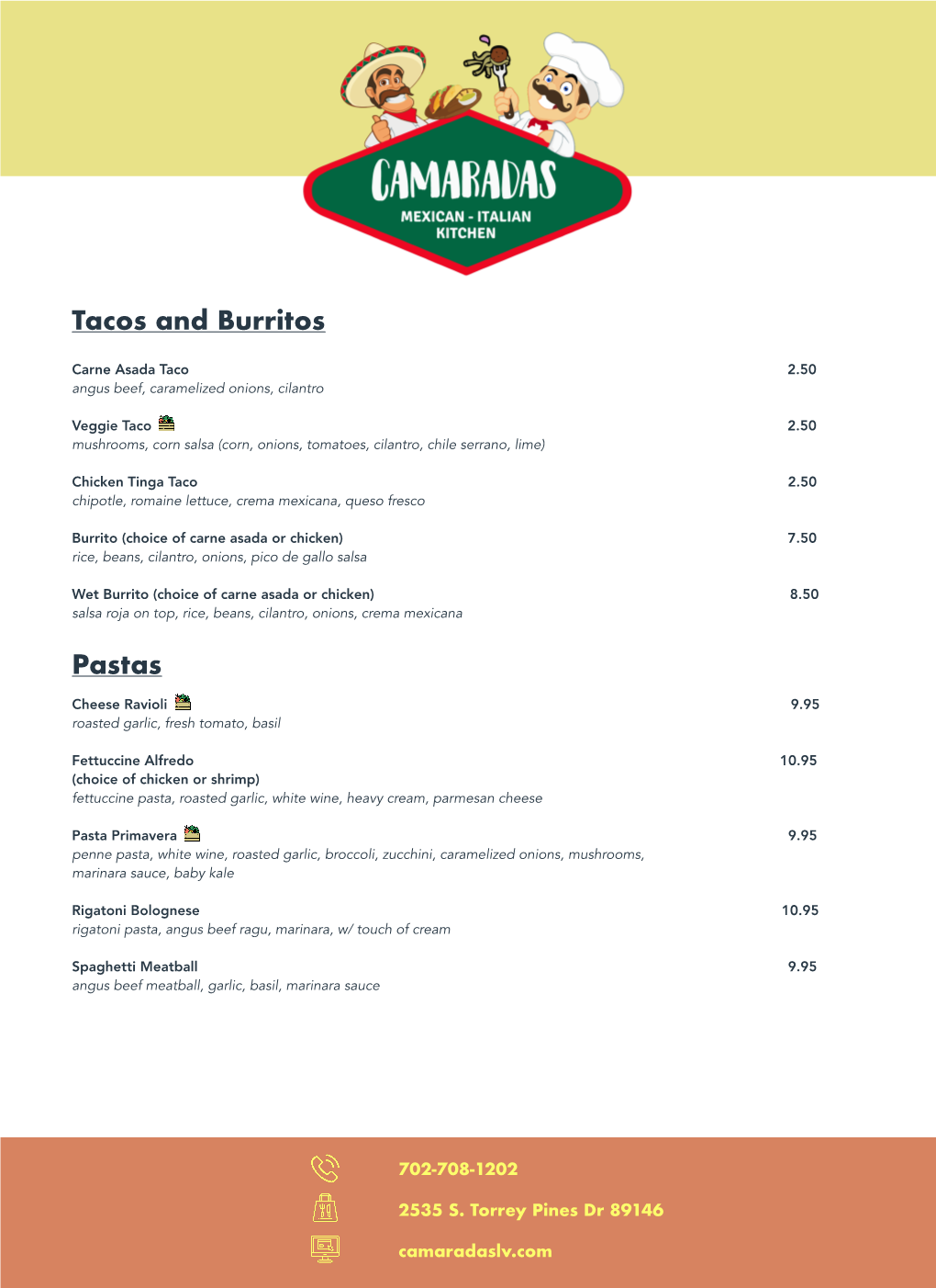 Online Menu 1.7.18