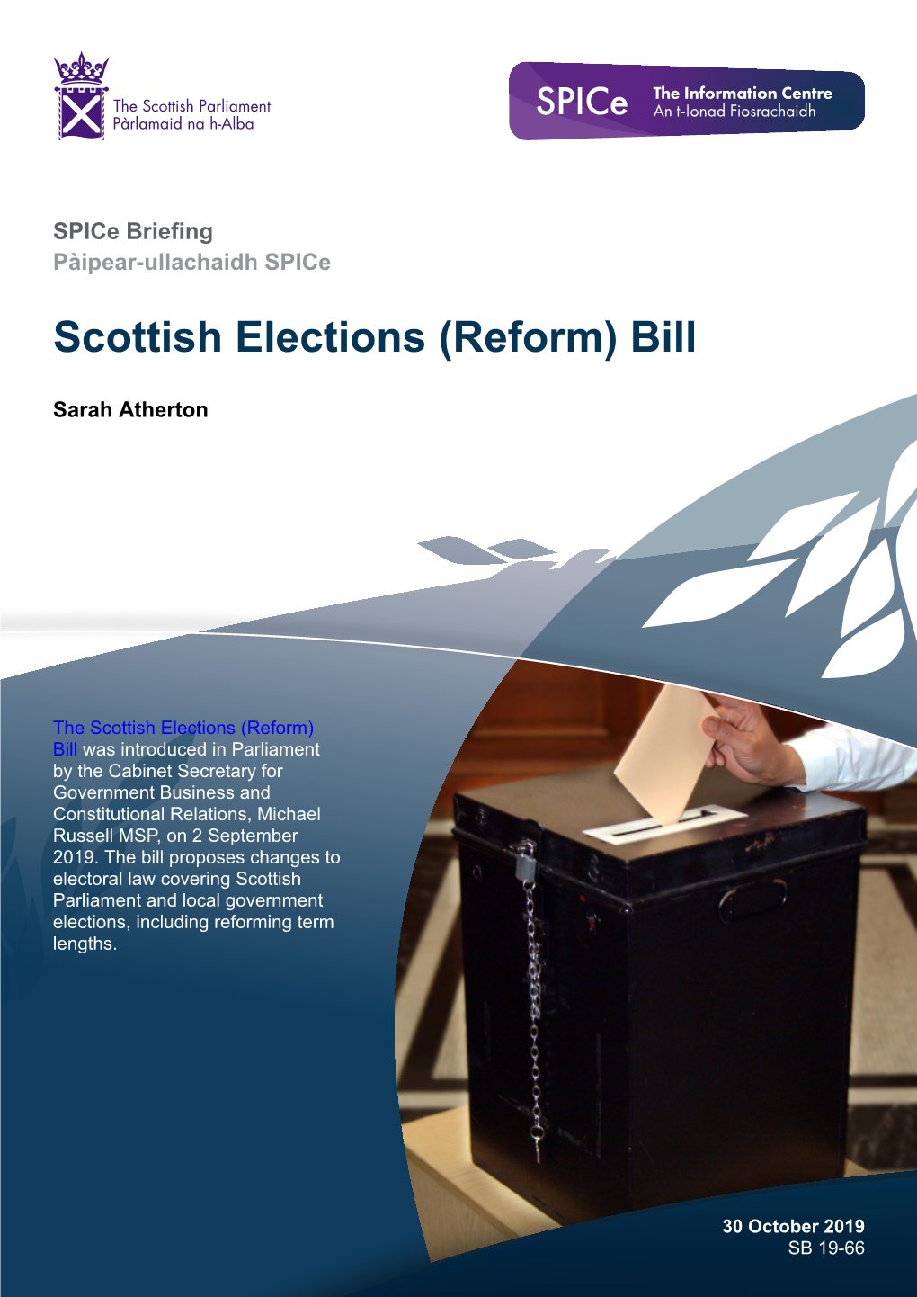 Scottish Elections (Reform) Bill