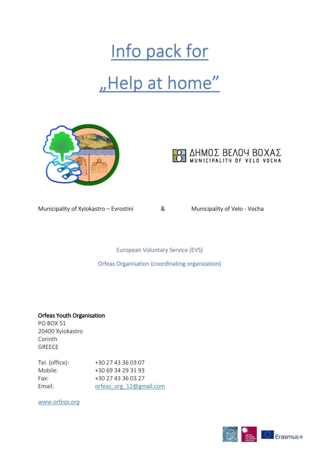 Download Info Pack for "Help at Home"