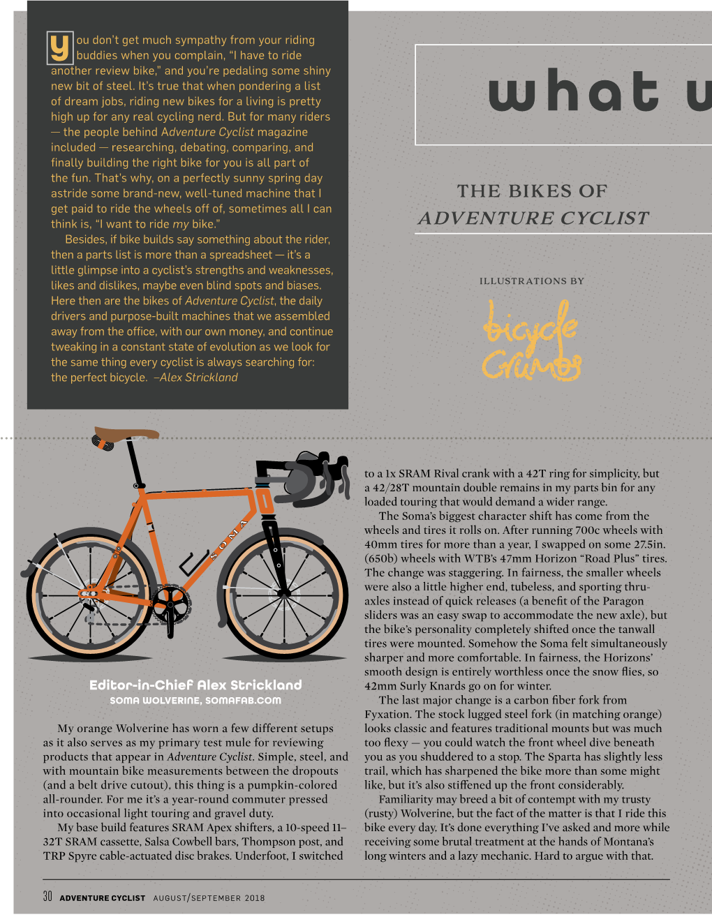 The Bikes of Adventure Cyclist