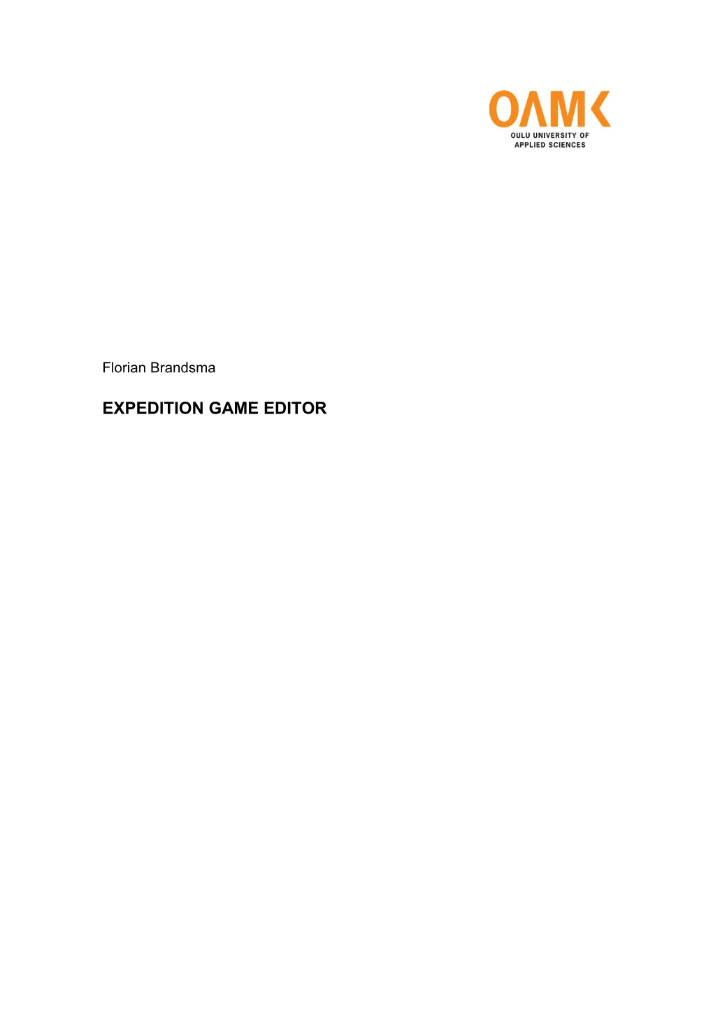 Expedition Game Editor