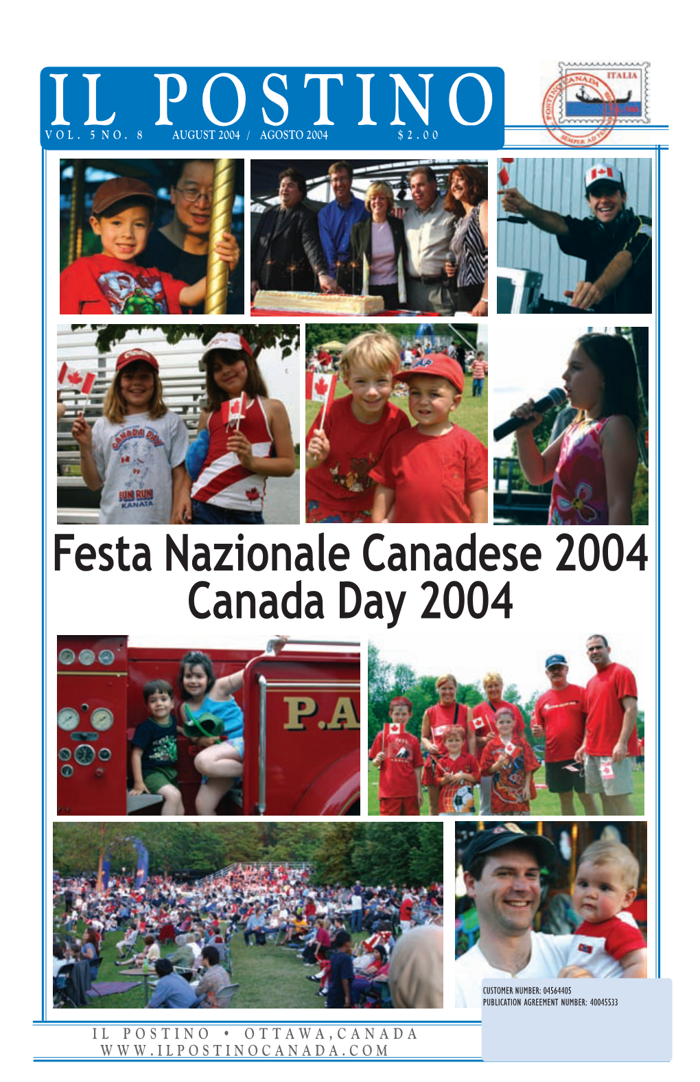 Festa Nazionale Canadese 2004 Canada Day 2004