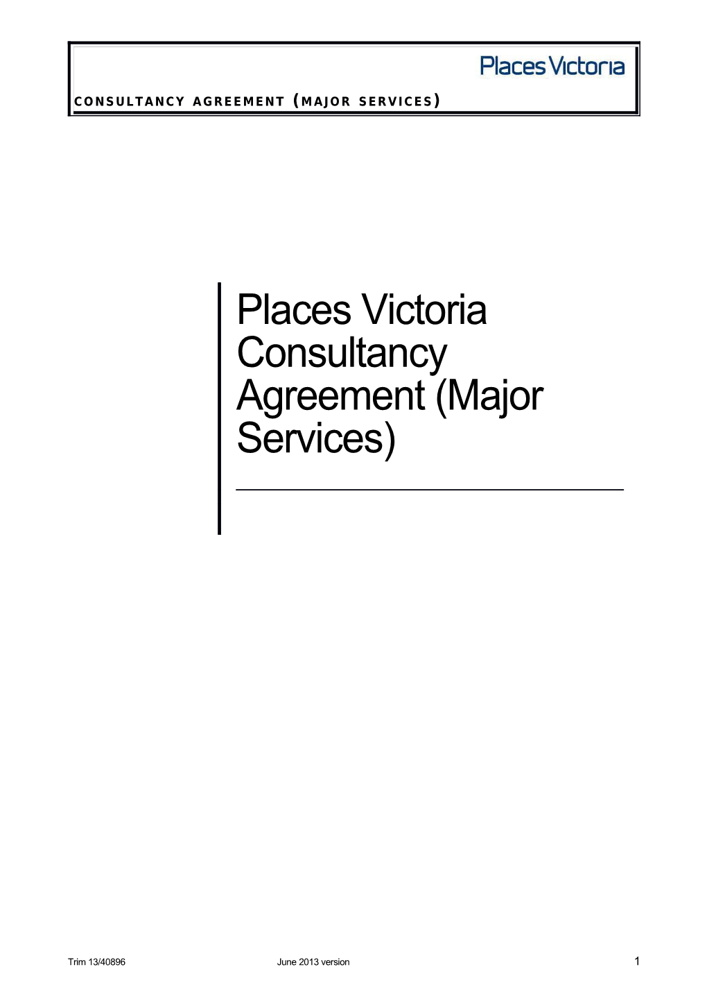 Consultancy Agreement (Major Services)